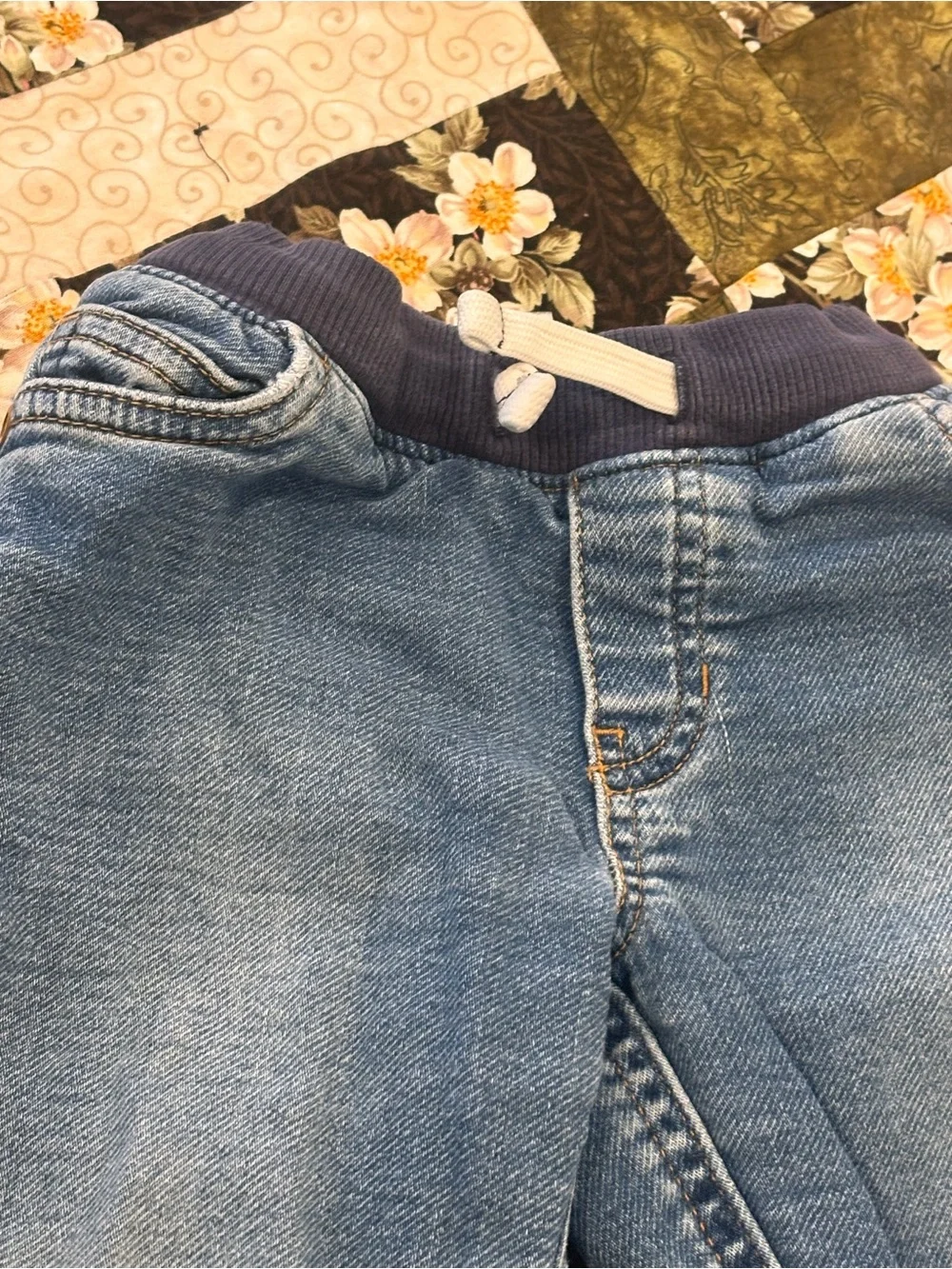Kids  Blue Casual Stretch Denim Jeans